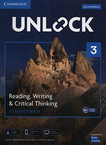 Unlock. Level 3. Reading, wWriting & critical thinking. Student's book. Per le Scuole superiori. Con Contenuto digitale per accesso on line: Mob App and Online Workbook w/ Downloadable Video