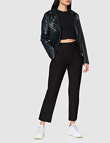 Urban Classics Hose Ladies Soft Interlock Pants Pantalones de Vestir, Negro, XS para Mujer