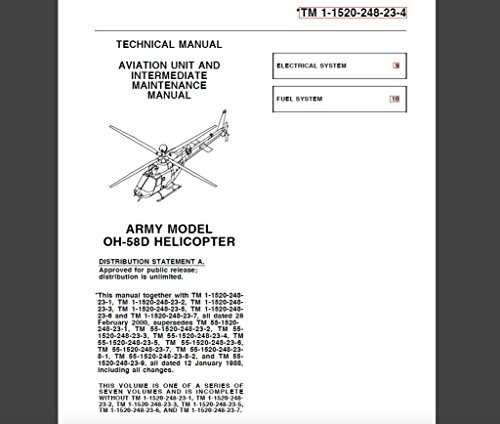 U.S. Army Bell 206 OH-58D Kiowa AVIATION UNIT AND INTERMEDIATE MAINTENANCE MANUAL - ELECTRICAL SYSTEM; FUEL SYSTEM: TM 1--1520--248--23--4 Change 3 - 14 June 2002 (English Edition)