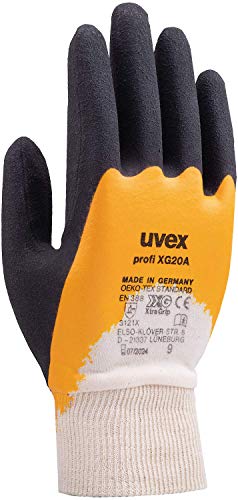 Uvex 60558 - Guantes de trabajo para mujer (3 pares, talla 6, talla Xtra pequeña)