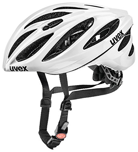 Uvex Boss Race Casco de Ciclismo, Unisex Adulto, Blanco, 52-56 cm