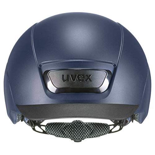 Uvex elexxion Casco de equitación, Adultos Unisex, Blue Mat-Blue Mat, 59 cm