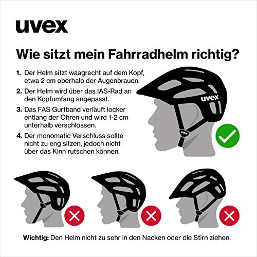 Uvex Gravel-x Casco de Bicicleta, Unisex Adulto, All Black, 56-61 cm
