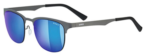 Uvex lgl 32 Gafas de Sol, Adultos Unisex, Gun/Blue, One Size