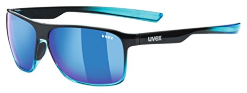 Uvex LGL 33 Pola Gafas de Ciclismo, Unisex Adulto, Negro/Azul, Talla Única