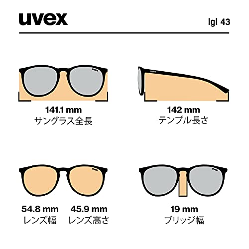 Uvex lgl 43 Gafas de Sol, Adultos Unisex, Havanna/Green, One Size