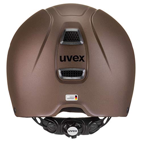 Uvex perfexxion II Casco de equitación, Adultos Unisex, Brown Mat, 55-58 cm
