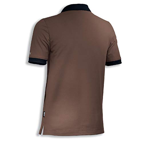 Uvex Perfexxion - Polo de Trabajo para Hombre (Talla L), Color marrón