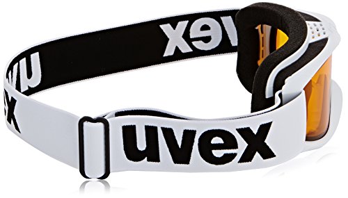 Uvex Slider LGL Gafas de esquí, Juventud Unisex, White/lasergold Lite-Clear, One Size