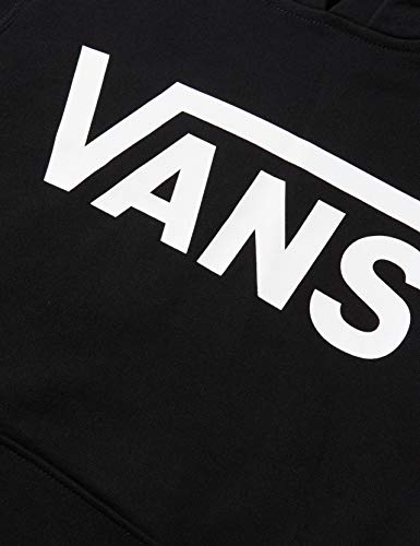 Vans Classic PO II Boys Sudadera con capucha, Blanco Y Negro, M para Niños