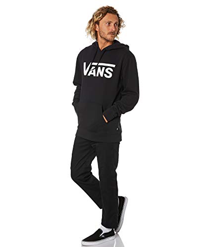 Vans MN Classic Po Hoodie II Sudadera con Capucha, Negro (Black-White Y28), M para Hombre