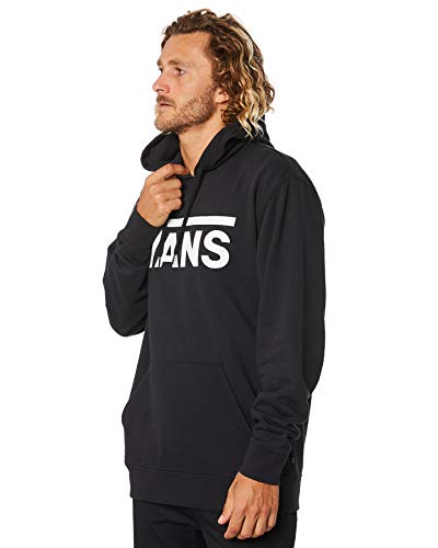 Vans MN Classic Po Hoodie II Sudadera con Capucha, Negro (Black-White Y28), M para Hombre