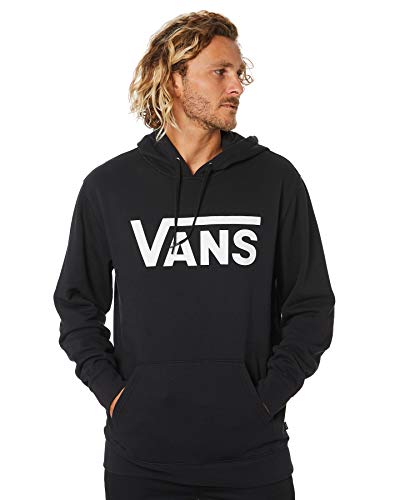 Vans MN Classic Po Hoodie II Sudadera con Capucha, Negro (Black-White Y28), M para Hombre