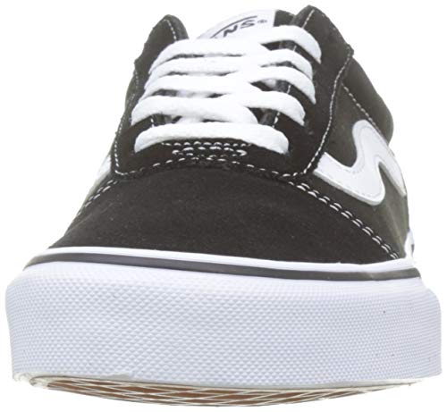 Vans Ward, Zapatillas Mujer, Negro (Suede/Canvas/Black/White Iju), 36.5 EU