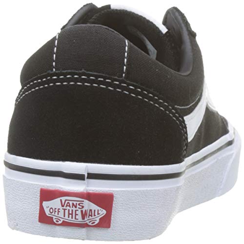 Vans Ward, Zapatillas Mujer, Negro (Suede/Canvas/Black/White Iju), 36.5 EU