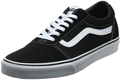 Vans Ward, Zapatillas Mujer, Negro (Suede/Canvas/Black/White Iju), 36.5 EU