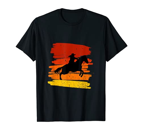 Vaquero al galope para los amantes del rodeo y el lazo Camiseta