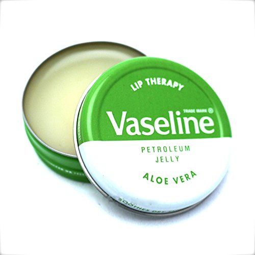 VASELINE LIP BALM TINS - [Aloe Vera (Green Tin),6]
