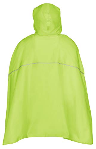 VAUDE Valdipino Poncho - Chubasquero Impermeable para Ciclismo, Color Limón, Talla XL