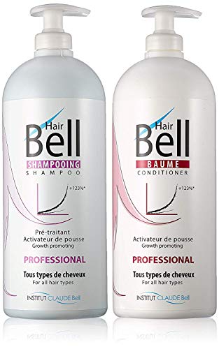 Veana Claude Bell HairBell - Champú y Acondicionador Pro Bell, pack 2 x 1L