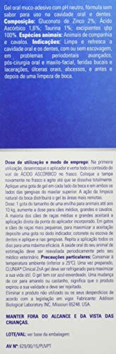 Vetnova Clunia Clinical Zn-A Gel de Higiene Dental para Perros y Gatos - 118 ml, Azul