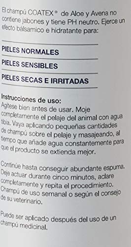 VetPlus Coatex Champú Aloe y Avena - 500 ml
