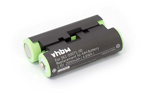 vhbw batería Compatible con Garmin Oregon 600, 600t, 650, 650t navegador (2000mAh, 2,4V, NiMH)