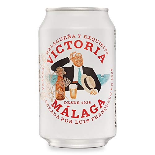 Victoria Cerveza Lager Malagueña Latas, 12 x 33cl