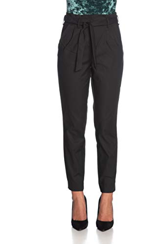 Vila Clothes Visofina HW 7/8 Pant-Noos Pantalones, Negro (Black), W33 (Talla del Fabricante: 42) para Mujer