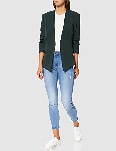 Vila VIHER New 3/4 Blazer/SU-Noos, Verde Oscuro, XL para Mujer