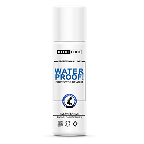 VITAL FOOT - 250 ml - Spray Nano Protector Agua Lluvia Impermeabilizante Calzado Zapato WaterProof
