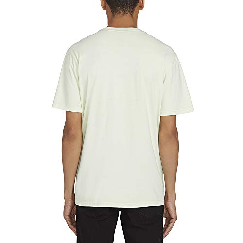 Volcom - Camiseta de manga corta bordada con piedra sólida para hombre - Verde - X-Large