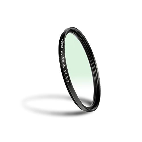 Walimex Pro Slim MC - Filtro UV (58 mm), Color Negro