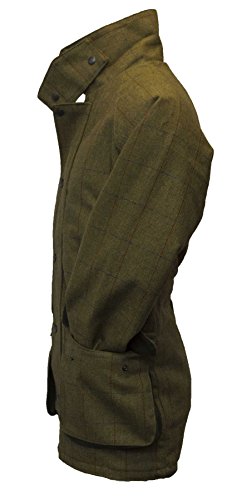 Walker and Hawkes - Chaqueta de Tweed para Hombre - Abrigo Inspirado en la hípica y la Caza - Verde Bosque - XL