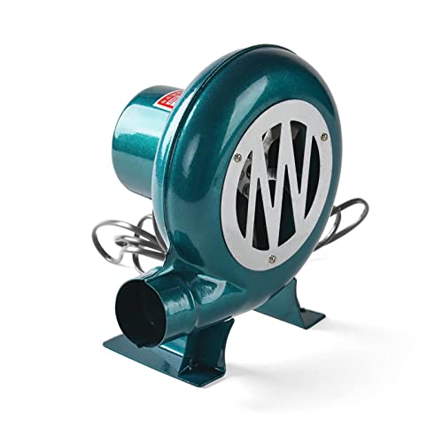 WANGFENG Soplador eléctrico al Aire Libre, soplador eléctrico 2800 R/Min Blacksmith Forge Speller para casa Cantina Cantina Cocina Horno de Hierro (Azul)
