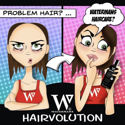 Watermans Rápido Hair Growth champú + acondicionador, de Crecimiento Rápido del Cabello, Tratamiento del Cabello para Evitar la Caída del Pelo, lujo para Cuidado del Cabello