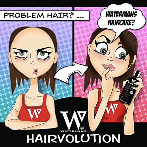 Watermans Rápido Hair Growth champú, Champú anti-caída, Tratamiento del Cabello para Evitar la Caída del Pelo, lujo para Cuidado del Cabello