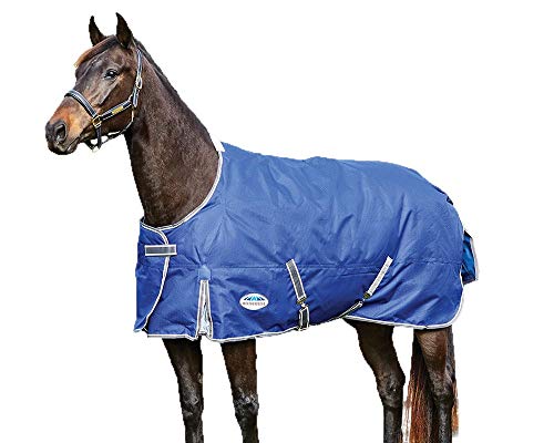 Weatherbeeta Comfitec Premier Free II Standard Neck Lite Azul Oscuro/Gris/Blanco 84"