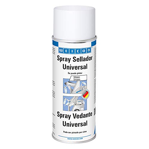 WEICON 11553400-36 Spray Universal, Color: Blanco, 400ml, Compuesto de Sellado, Impermeable, para Uso Interior y Exterior