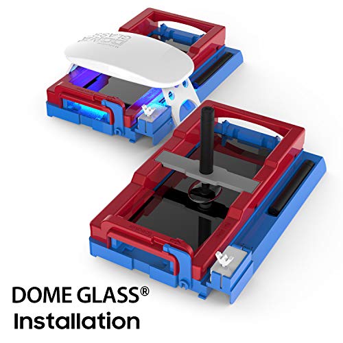 Whitestone - Protector de pantalla para Galaxy S21 Ultra (2 unidades, cristal templado con borde curvado, 3D transparente, compatible con huellas dactilares ultrasónicas)