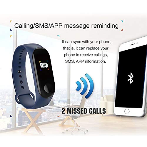 Whuooad activity tracker con pulsómetro, resistente al agua, IP67, pulsera de fitness inteligente con contador de pasos, contador de calorías, para mujeres y hombres