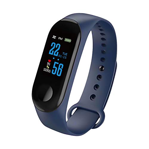 Whuooad activity tracker con pulsómetro, resistente al agua, IP67, pulsera de fitness inteligente con contador de pasos, contador de calorías, para mujeres y hombres