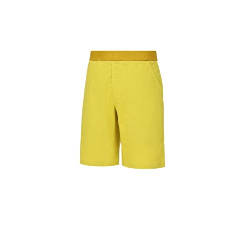Wild Country Session - Pantalones cortos para hombre, talla L, color amarillo