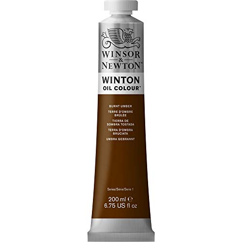 Winsor & Newton Winton - Tubo De Pintura al Óleo, 200 ml, Tierra De Sombra Tostada