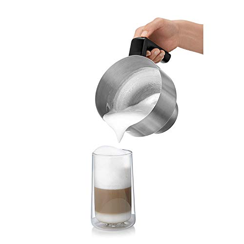 WMF Espumador Milk&Choc, 650 W, con 4 funciones, libre de BPA, acero de Cromargan, apto para lavavajillas, para capuccino, latte macchiato, frappé y chocolate caliente, apagado automático