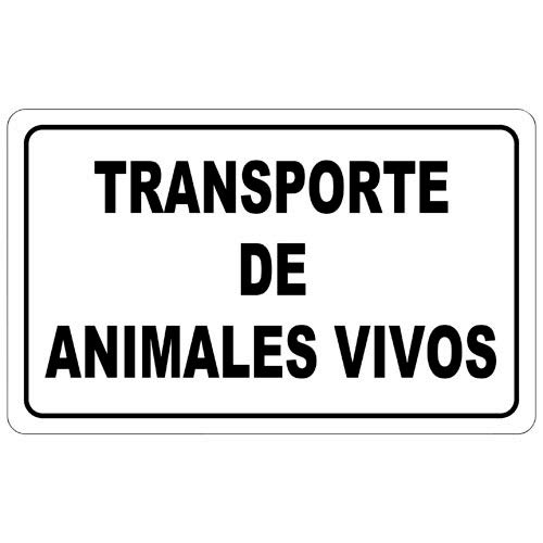 Wolfpack Linea Profesional 15051295 Cartel Transporte Animales Vivos 30x21, Cranberry