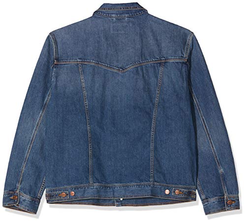 Wrangler Classic Denim Jacket Chaqueta de Mezclilla, Azul (Mid Stone 14v), Medium para Hombre