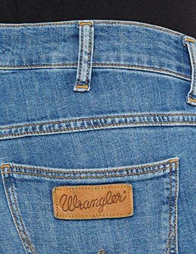 Wrangler Larston Jeans Vaqueros, Dark Vent, 34W / 34L para Hombre