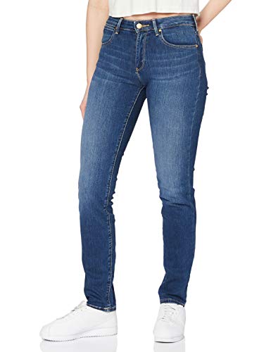 Wrangler Slim Pantalones, Azul (Authentic Blue 85U), 29W / 30L para Mujer