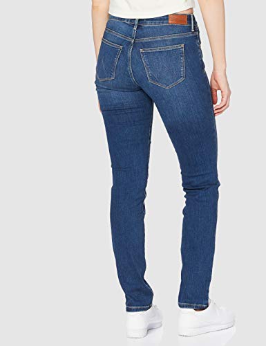 Wrangler Slim Pantalones, Azul (Authentic Blue 85U), 29W / 30L para Mujer
